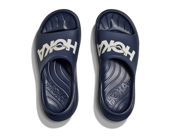 Hoka U ORA ATHLETIC SLIDE Varsity Marinblå / Vit