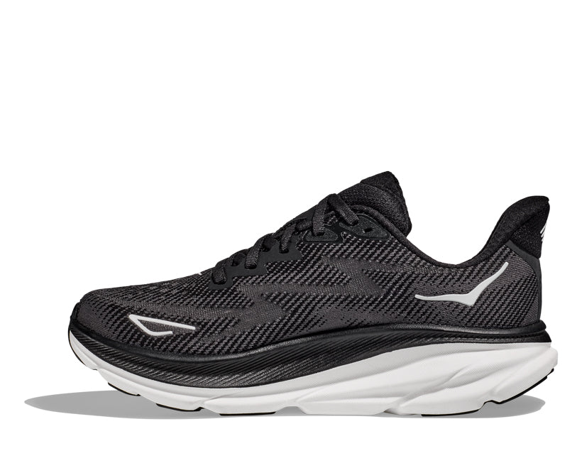 Hoka M CLIFTON 9 WIDE Svart / Vit