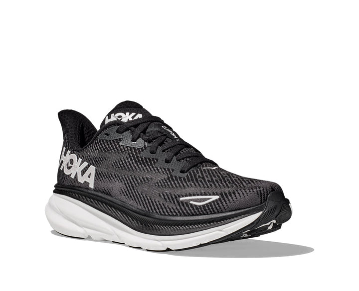 Hoka M CLIFTON 9 WIDE Svart / Vit
