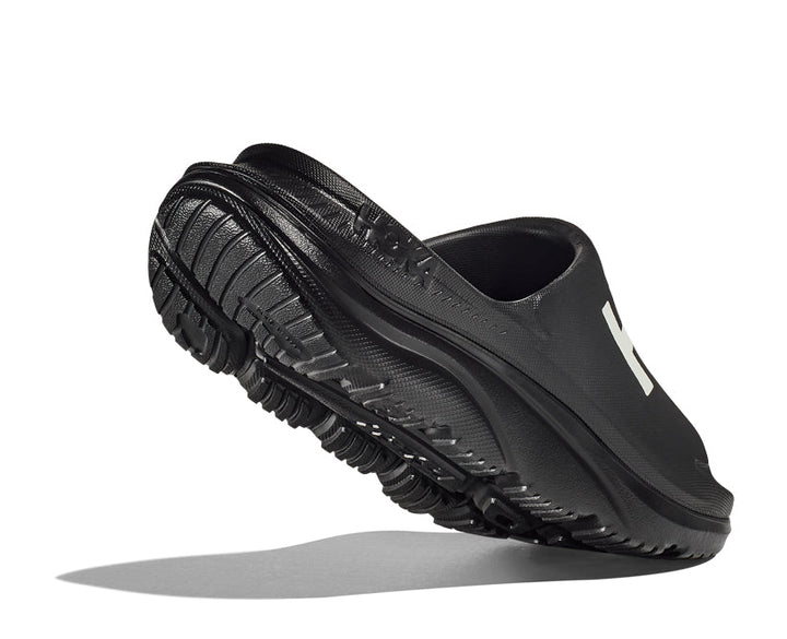 Hoka U ORA ATHLETIC SLIDE Svart / Vit