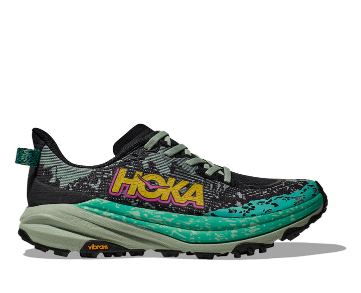 Hoka W SPEEDGOAT 6 Svart / Aloe Vera