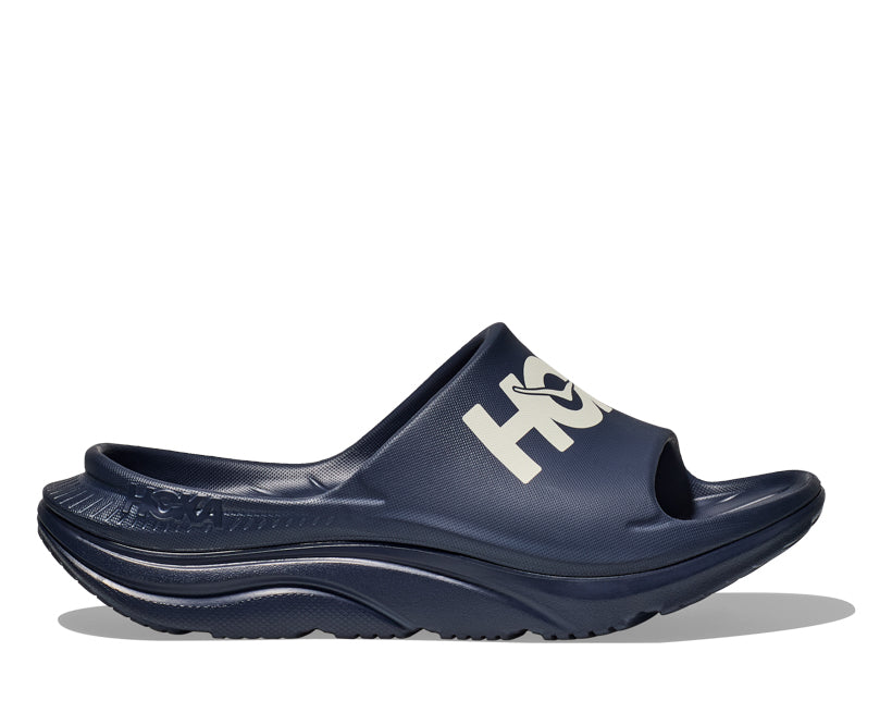 Hoka U ORA ATHLETIC SLIDE Varsity Marinblå / Vit