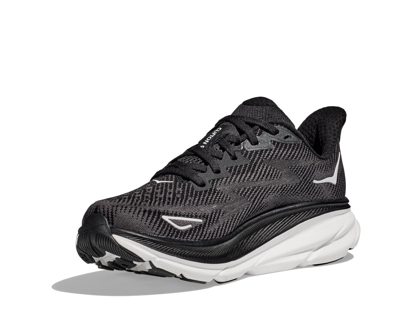 Hoka M CLIFTON 9 WIDE Svart / Vit