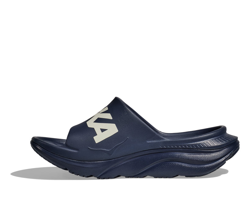 Hoka U ORA ATHLETIC SLIDE Varsity Marinblå / Vit