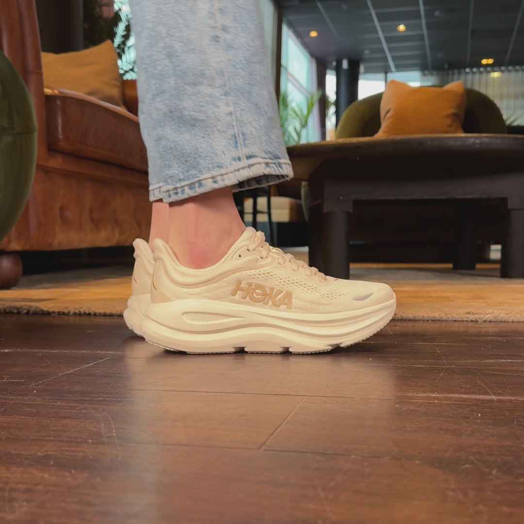 Hoka W BONDI 9 Vanilj / Björk 
