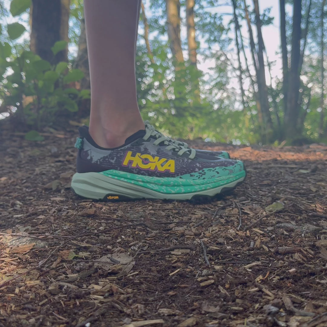 Hoka W SPEEDGOAT 6 Svart / Aloe Vera