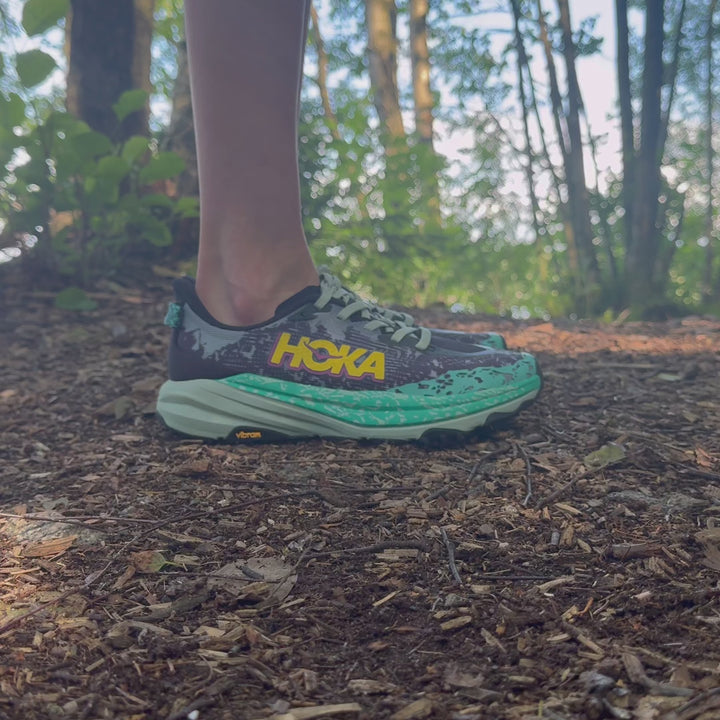 Hoka W SPEEDGOAT 6 Svart / Aloe Vera